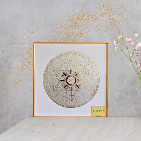 Sacred Geometry R Frame - Health (19cm x 19cm)