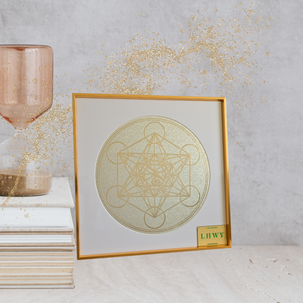 Sacred Geometry R Frame - Love (19cm x 19cm)